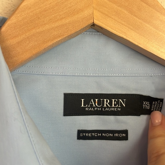Men’s Button Down Ralph Lauren size XXL baby blue NWT - Picture 2 of 4